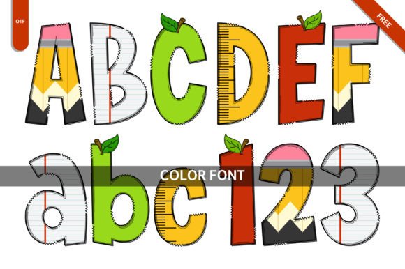 Back to Class: A Creative Font for Playful and Artistic Designs
