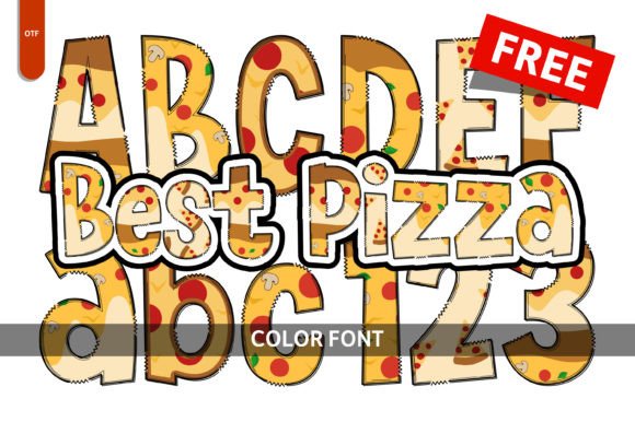 Best Pizza: The Playful Display Font for Creative Projects