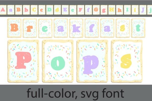 Breakfast Pops: A Nostalgic Display Font