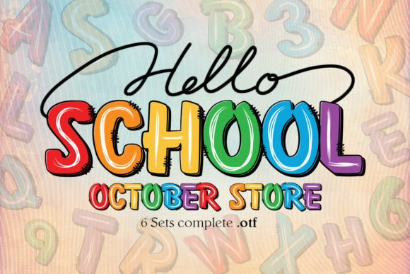 Bring the Classroom to Life: The Hello School Font