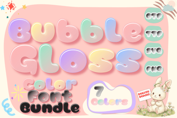 Bubble Gloss: The High-Shine Font for Playful Branding