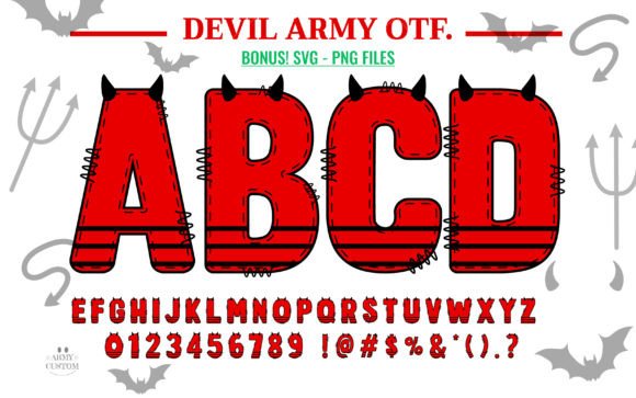 Devil Army: Unleashing Bold Typography