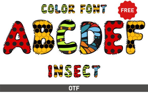 Discovering the Insect Font: A Playful Creative Asset