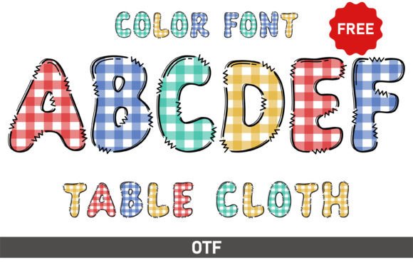 Exploring the Artistic Charm of the Table Cloth Typeface