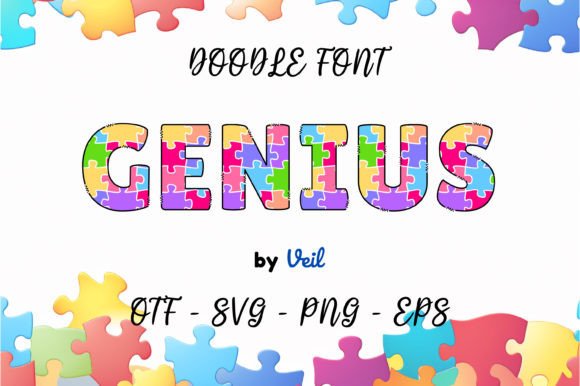 Genius: A Playful Creative Font for Artistic Projects
