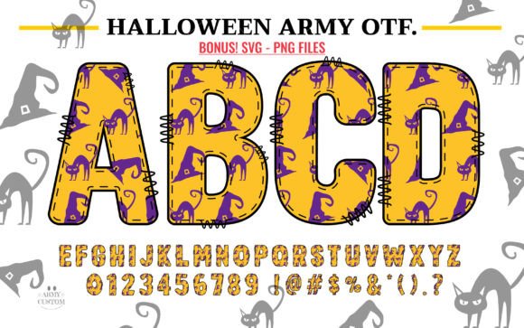 Halloween Army: Unleash Creative Magic with a Distinctive Typeface