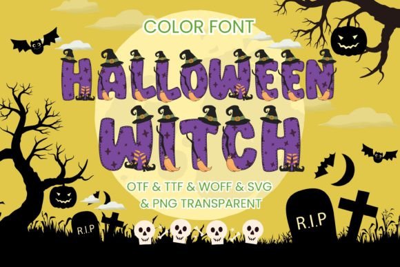 Halloween Witch: A Playful Typeface for Festive Creations