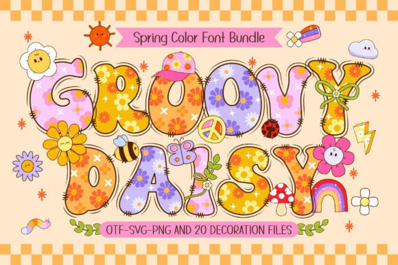 Infuse Your Designs with Spring: The Groovy Daisy Font