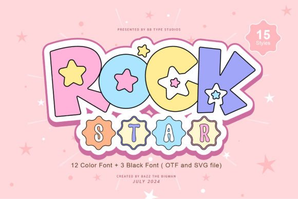 Meet Rock Star: Your New Celestial Display Font