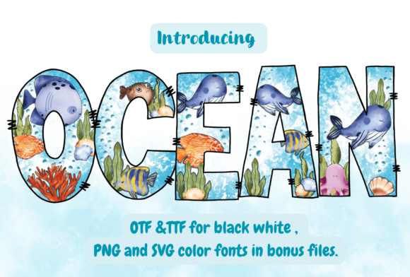 Ocean Font: Injecting Playful Authenticity into Your Creative Projects