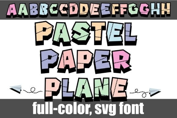 Paper Plane Pastel: A Font That Feels Like a Handcrafted Masterpiece