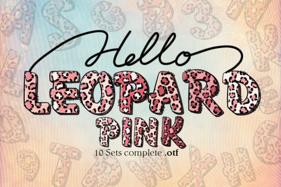 Pink Leopard: A Font with a Roar of Awareness