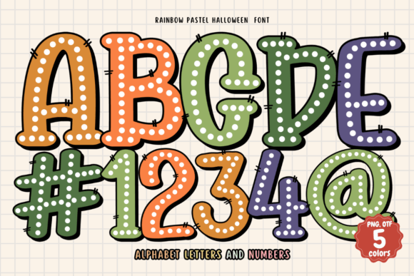 Rainbow Pastel Halloween: A Fresh Take on Autumn Design