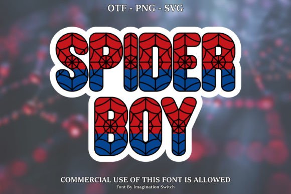 Spider Boy: A Bold Typeface for Creative Projects
