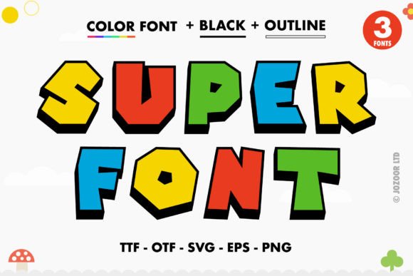 Super Font: Unleash Bold, Colorful Creativity