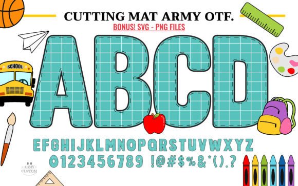 Unlocking the Potential of Cutting Mat Army Font
