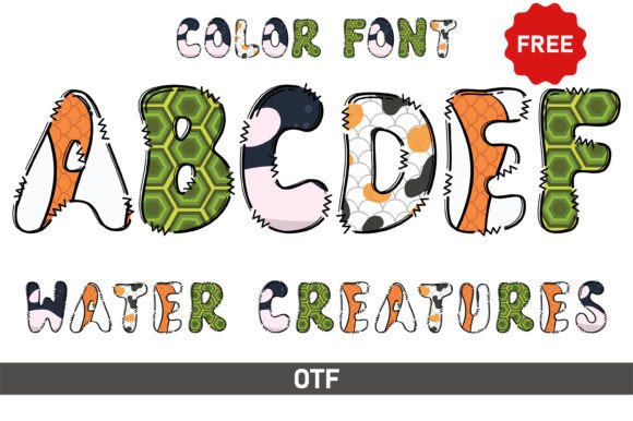 Water Creature: A Font That Dives Deep into Creativity